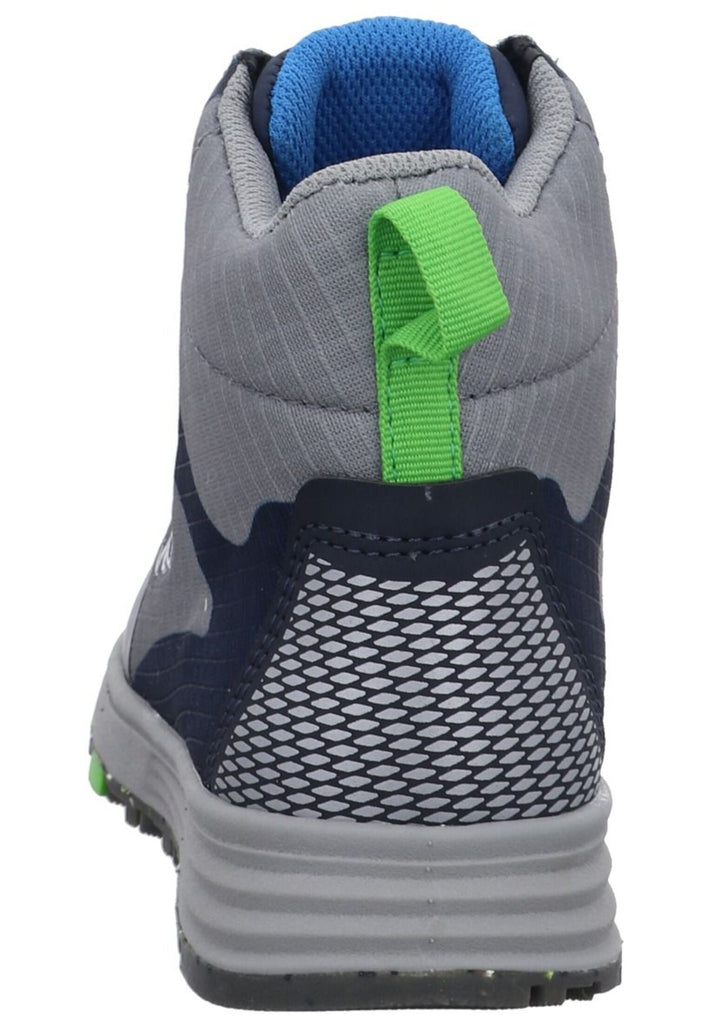 VADO Stiefelette Lederimitat/Mesh Dunkelblau Warmfutter