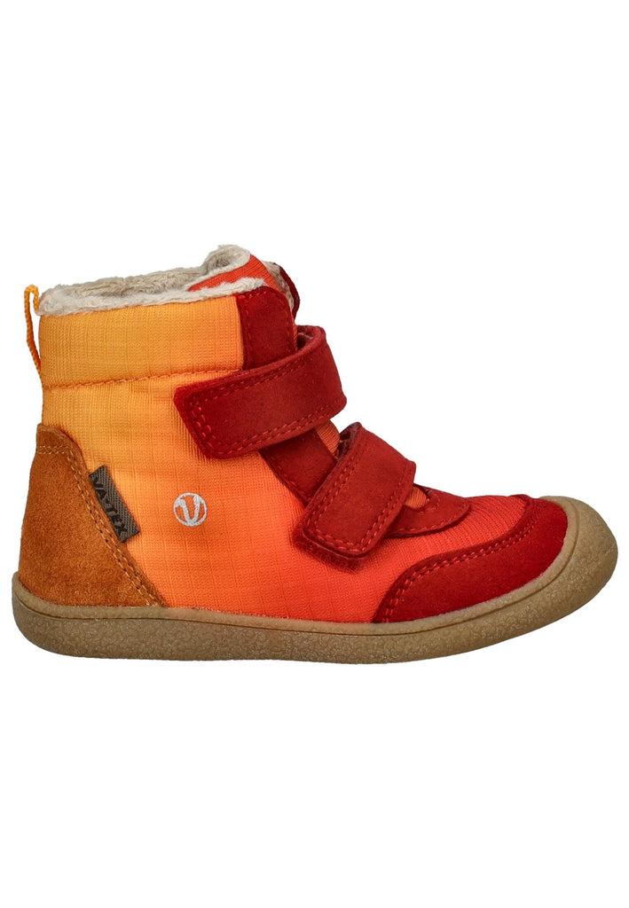 VADO Stiefelette Lederimitat/Mesh Orange Warmfutter