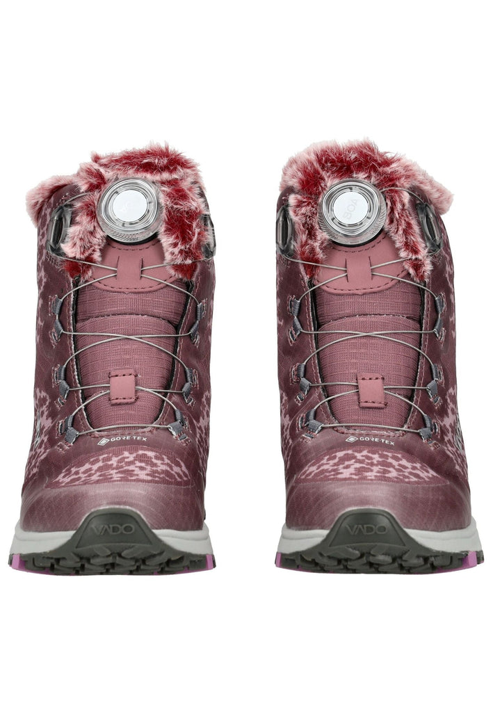 VADO Stiefelette Mesh Rosa Warmfutter