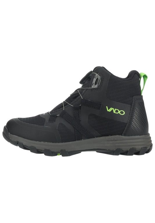VADO Stiefelette Mesh Schwarz/Grün Warmfutter