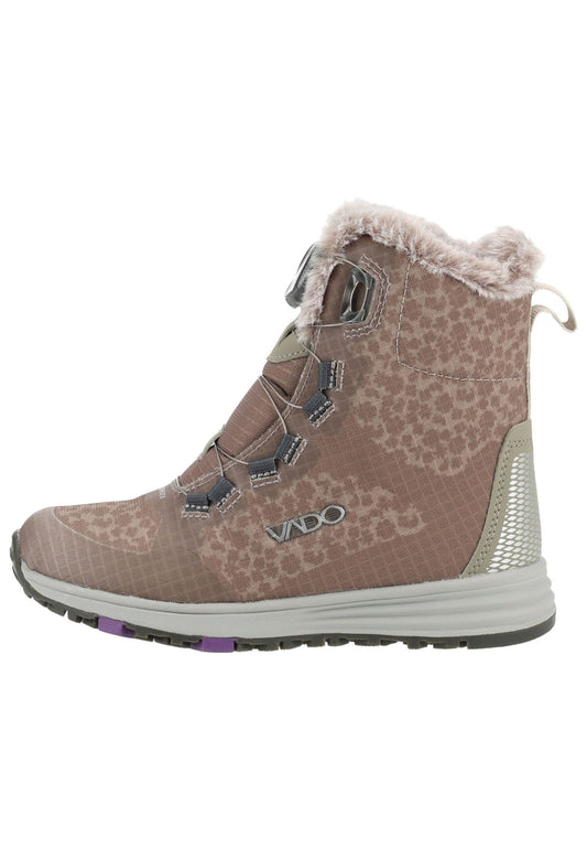VADO Stiefelette Mesh Walnut Warmfutter