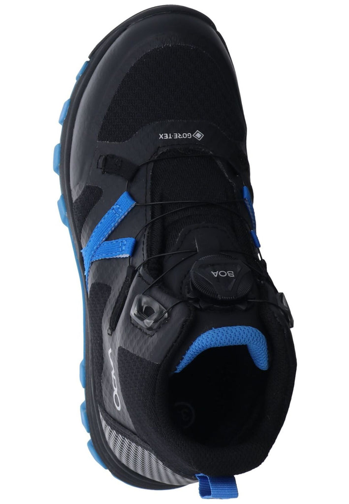 VADO Wanderschuhe Lederimitat/Mesh Schwarz Warmfutter