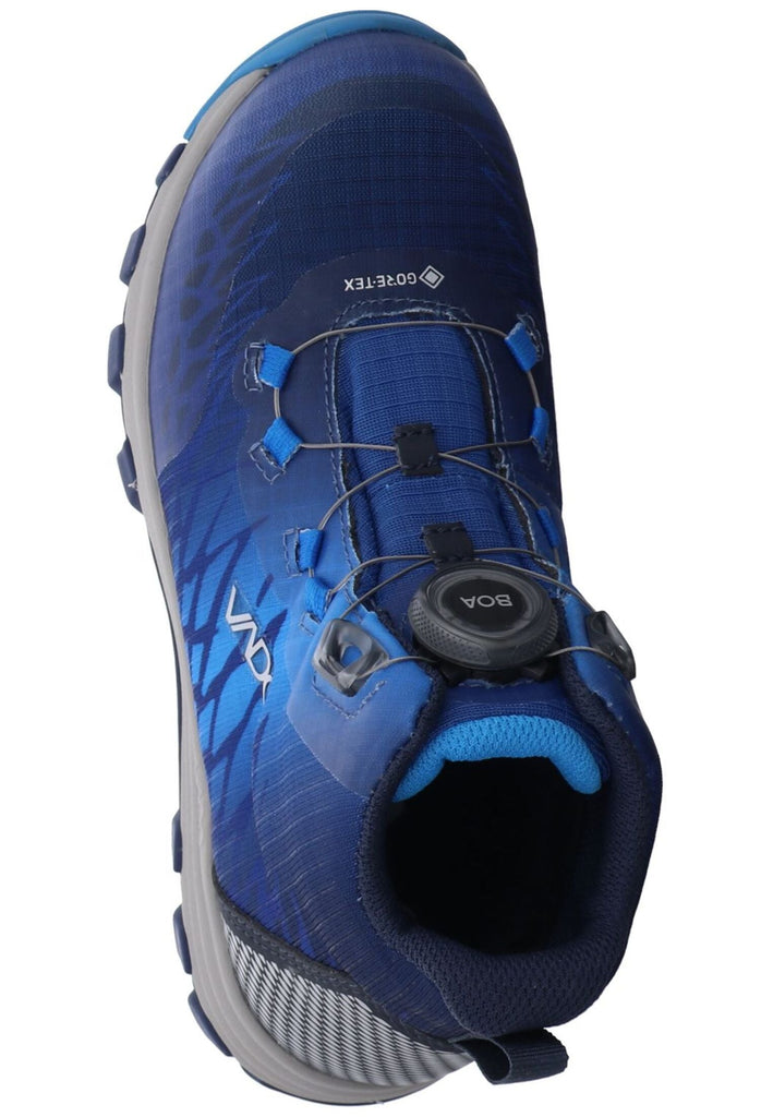 VADO Wanderschuhe Lederimitat/Textil Blau Warmfutter