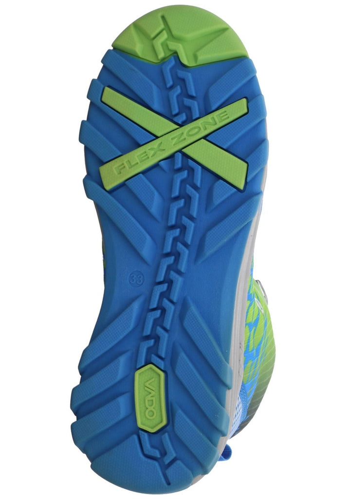 VADO Wanderschuhe Lederimitat/Textil Gelb Warmfutter