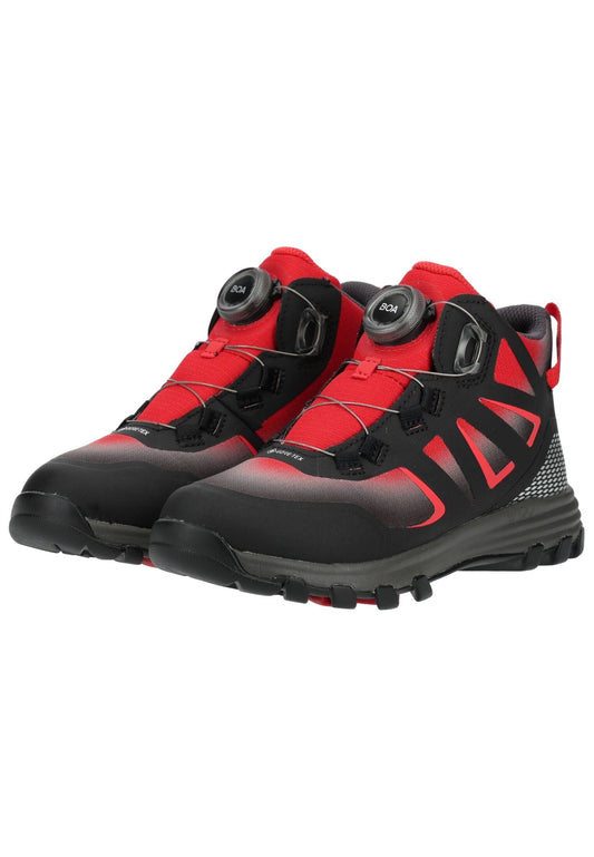 VADO Wanderschuhe Textil Schwarz/Rot