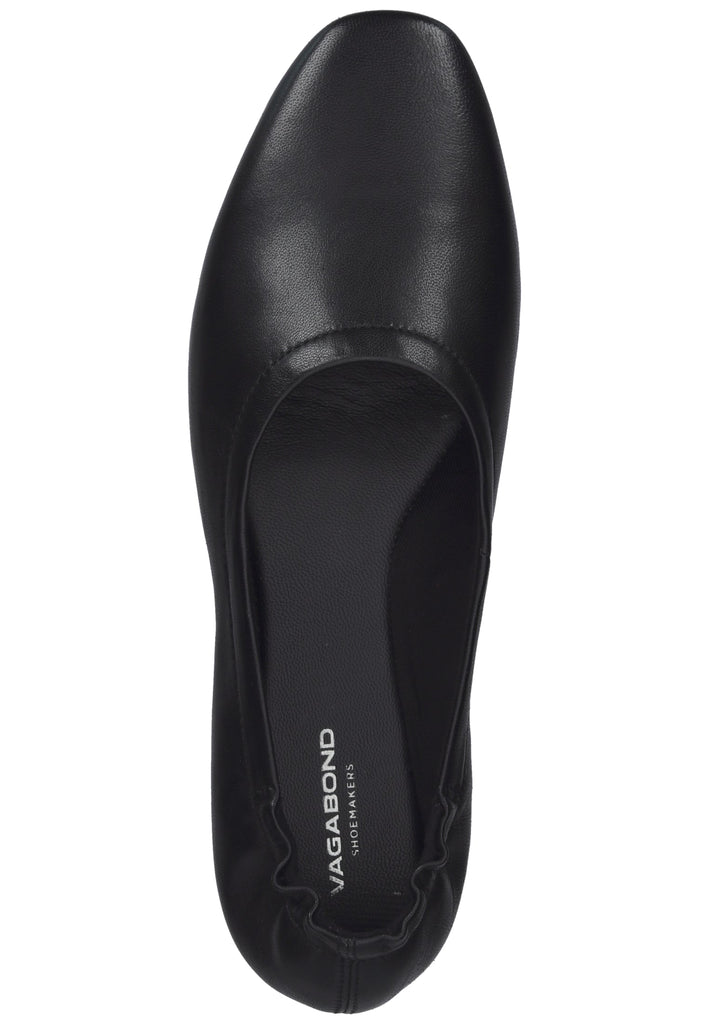 Vagabond Ballerinas Glattleder Schwarz