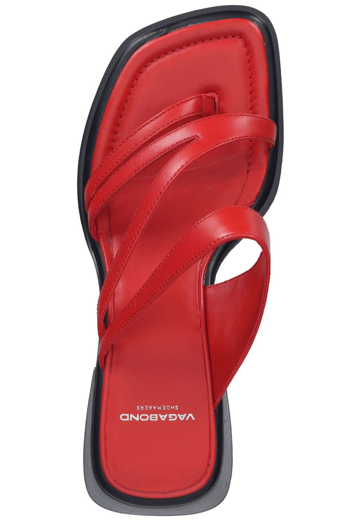 Vagabond Pantoletten Leder Rot