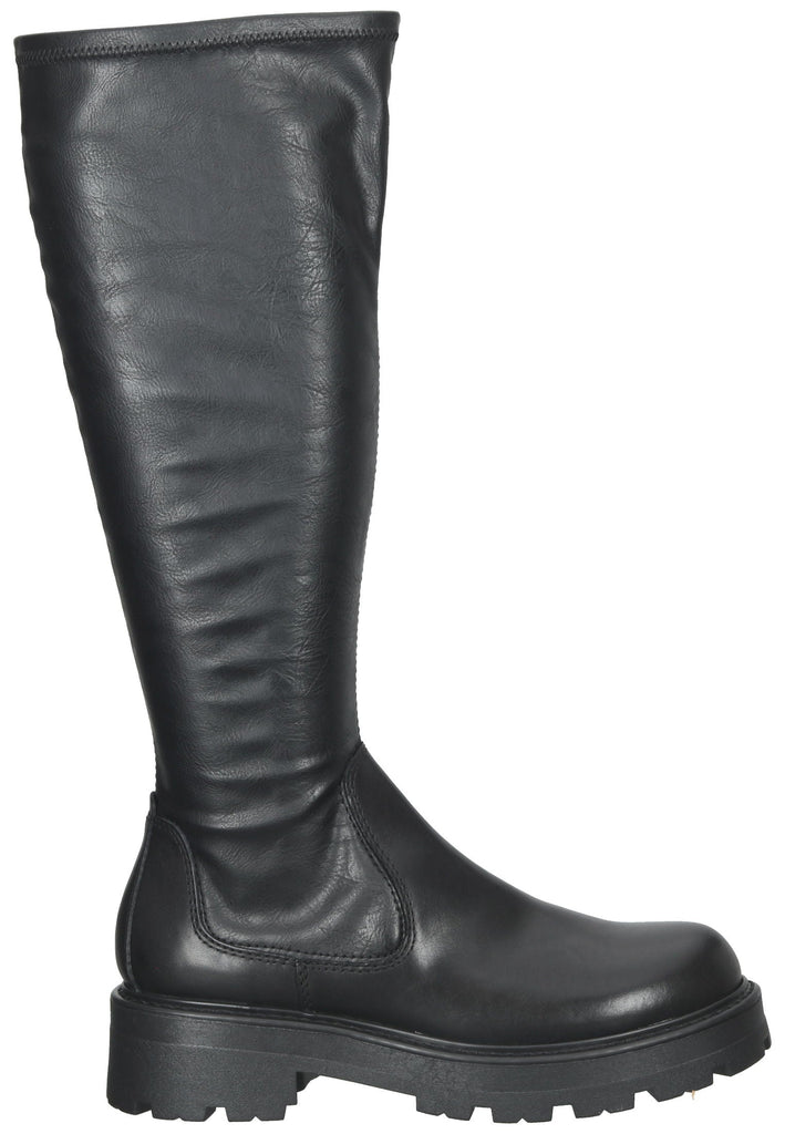 Vagabond Stiefel Lederimitat Schwarz