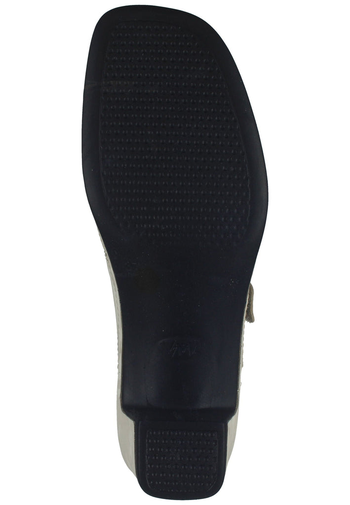 Vital Pantoletten Glattleder Cream