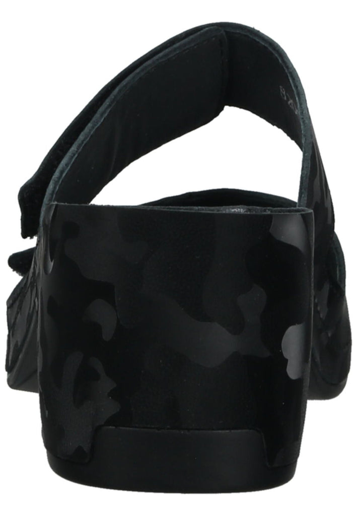 Vital Pantoletten Glattleder Schwarz