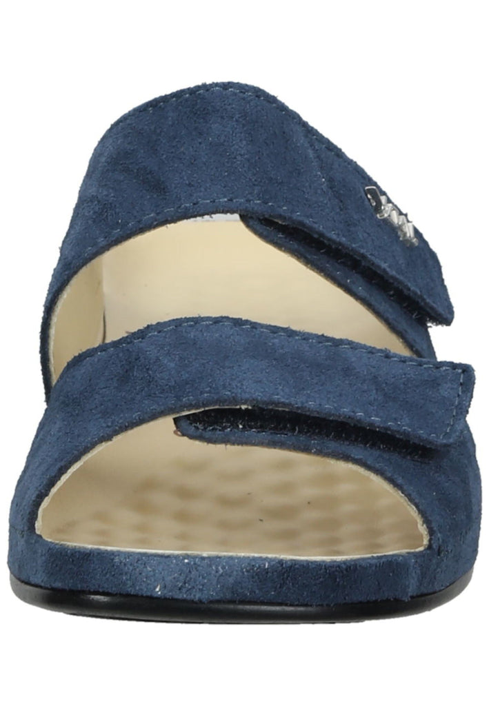 Vital Pantoletten Leder Blau