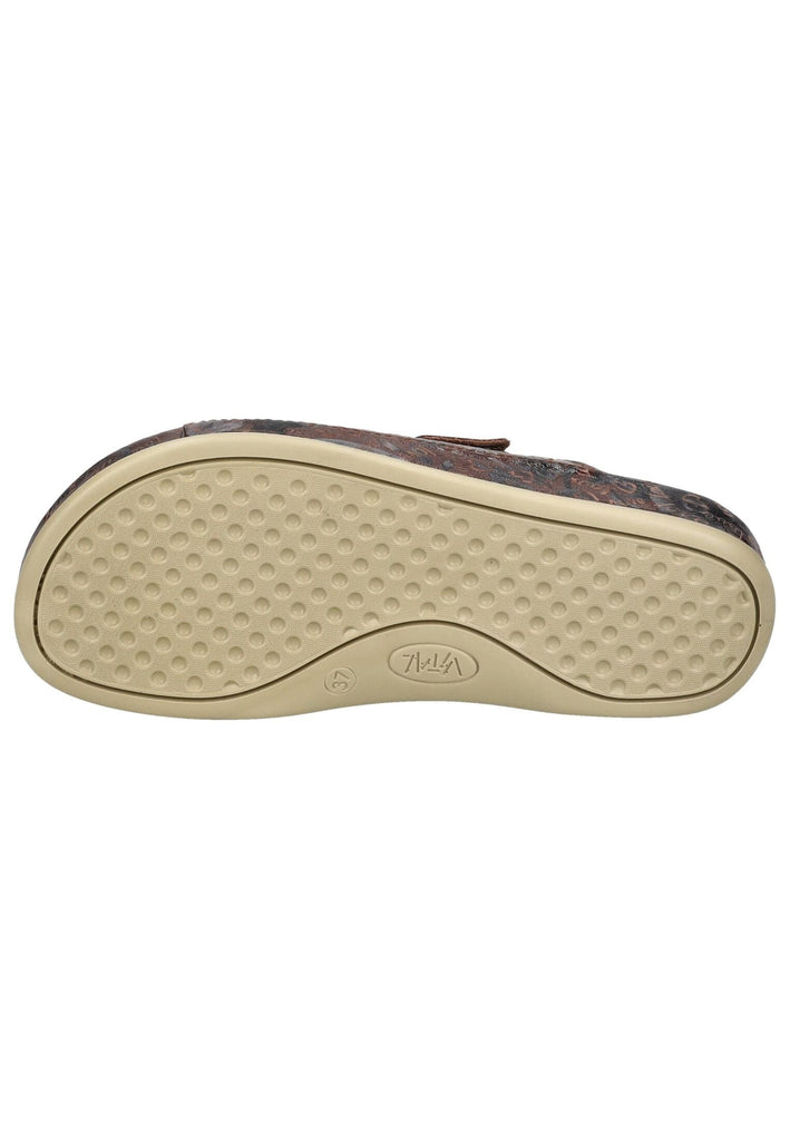 Vital Pantoletten Leder Braun