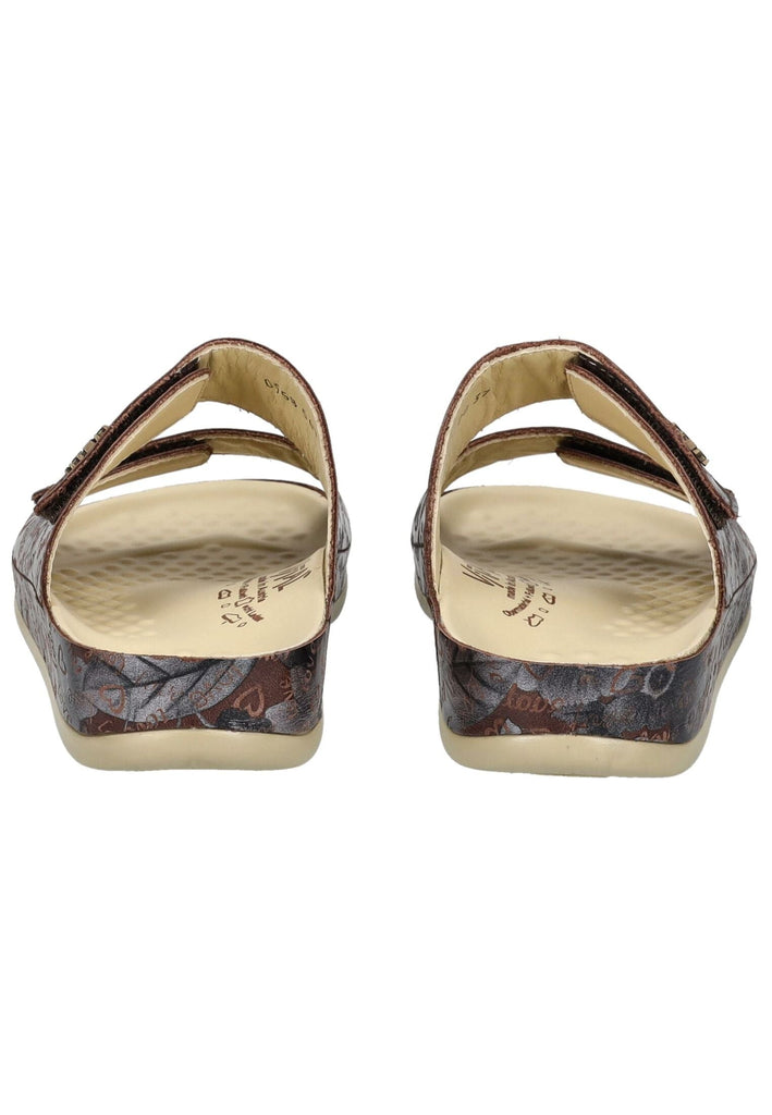 Vital Pantoletten Leder Braun