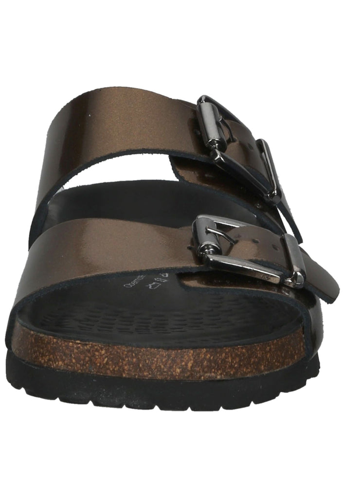 Vital Pantoletten Leder Bronze