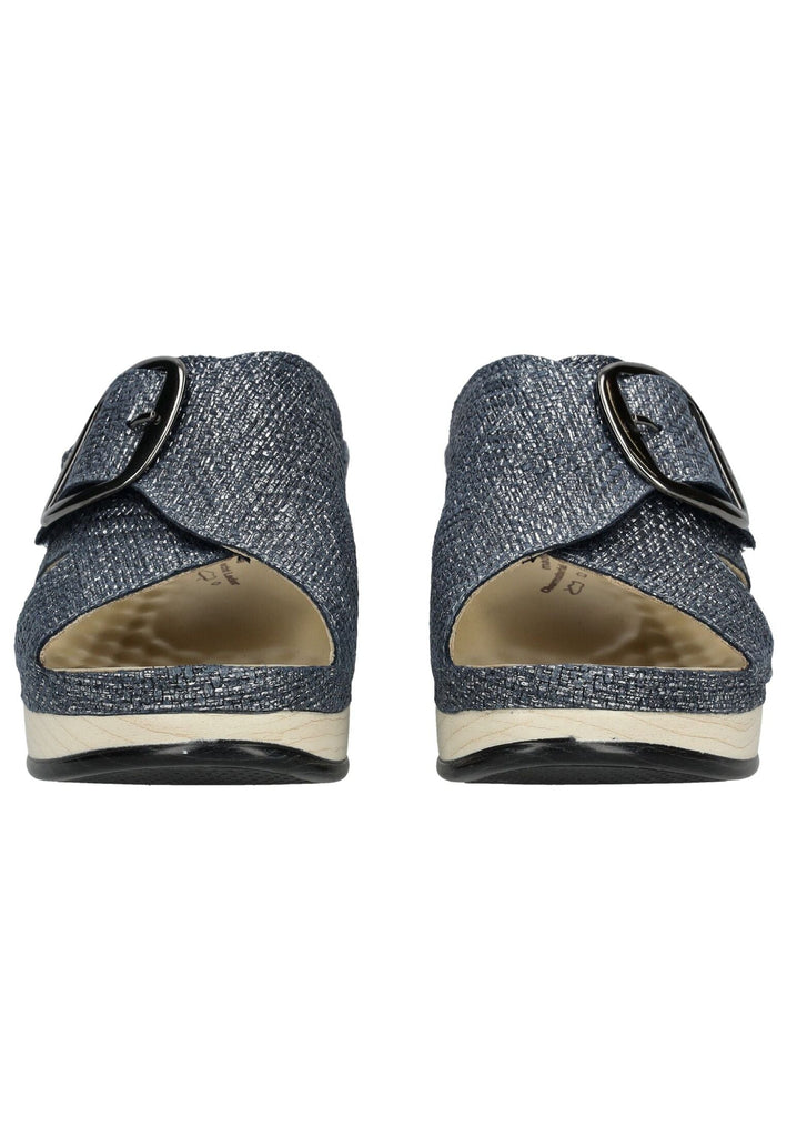 Vital Pantoletten Leder Dunkelblau