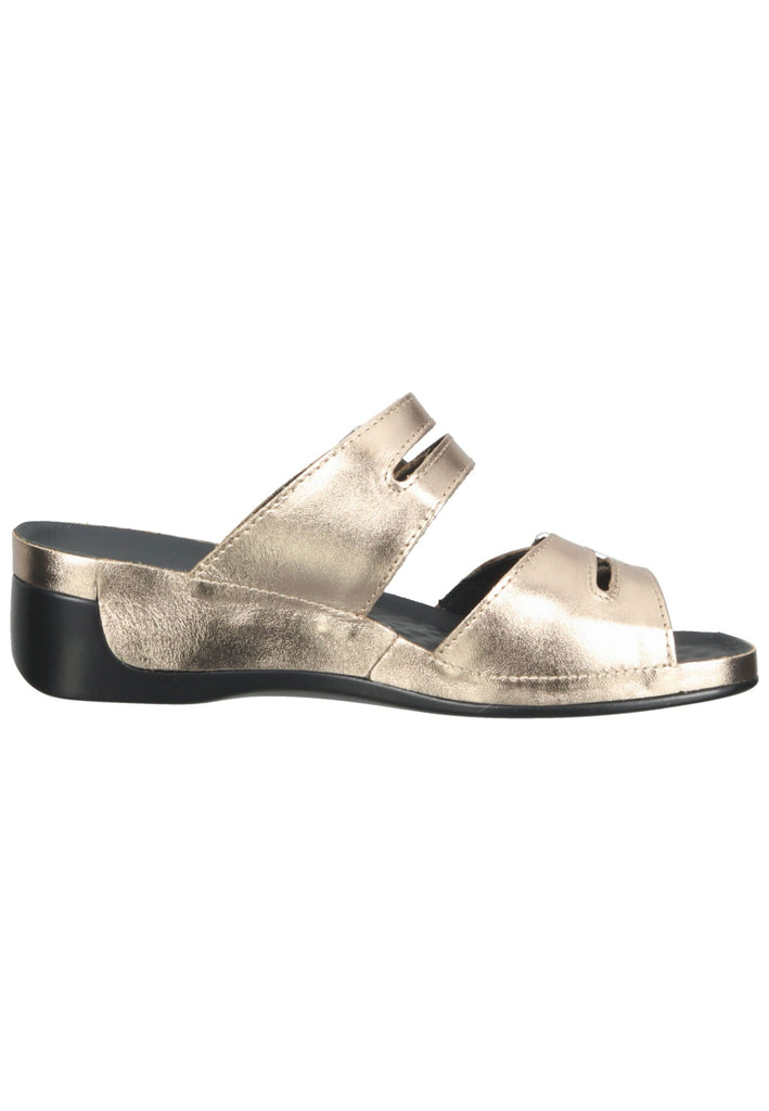Vital Pantoletten Leder Metallic