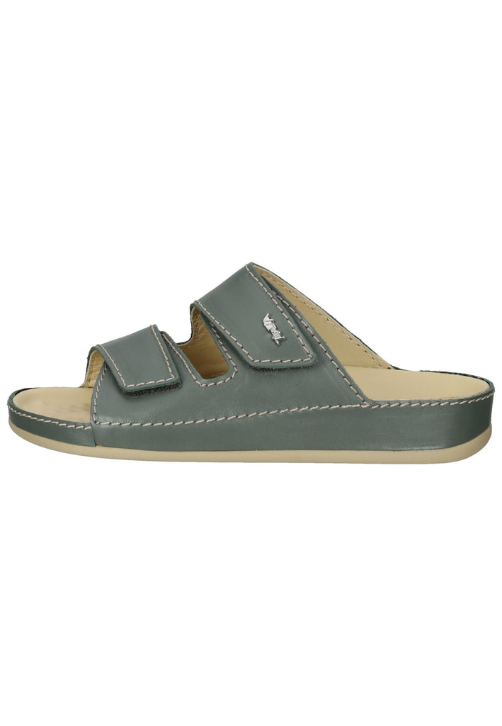 Vital Pantoletten Leder Olive