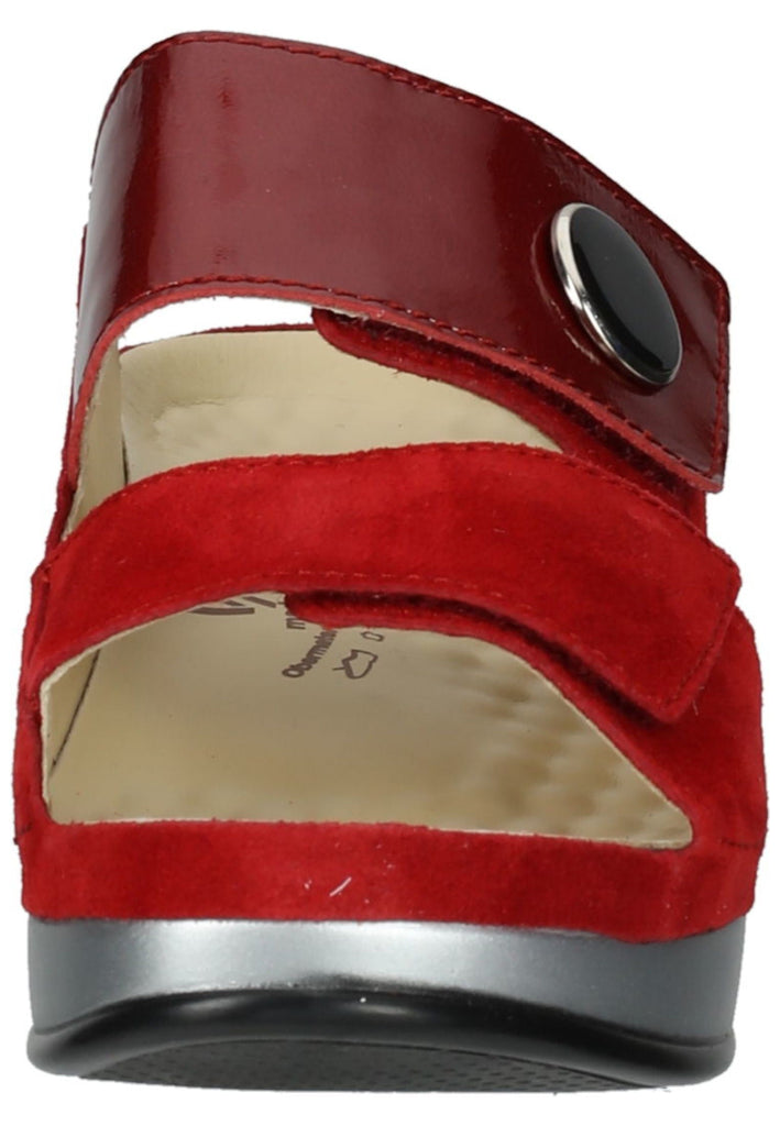 Vital Pantoletten Leder Rot