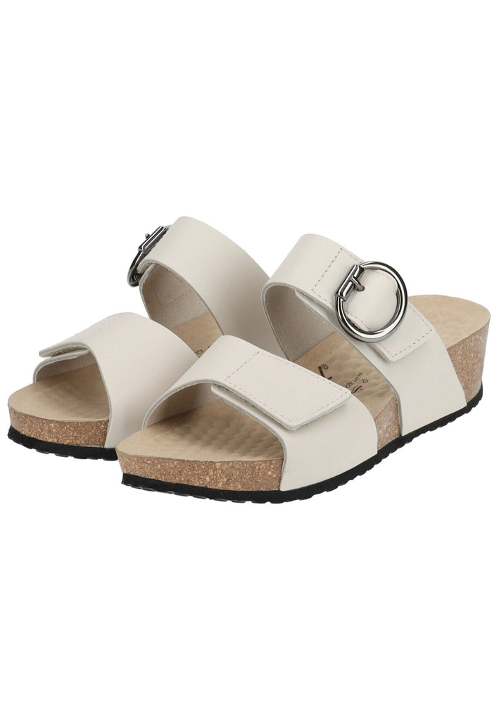 Vital Pantoletten Leder Sand