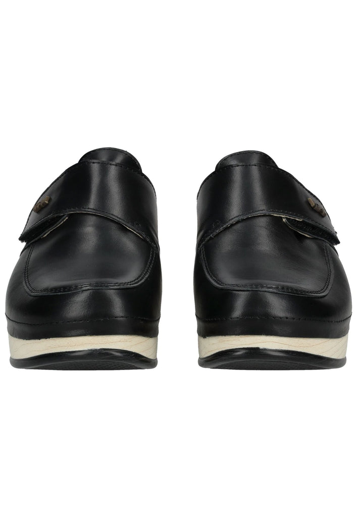 Vital Pantoletten Leder Schwarz