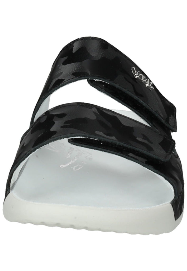 Vital Pantoletten Leder Schwarz