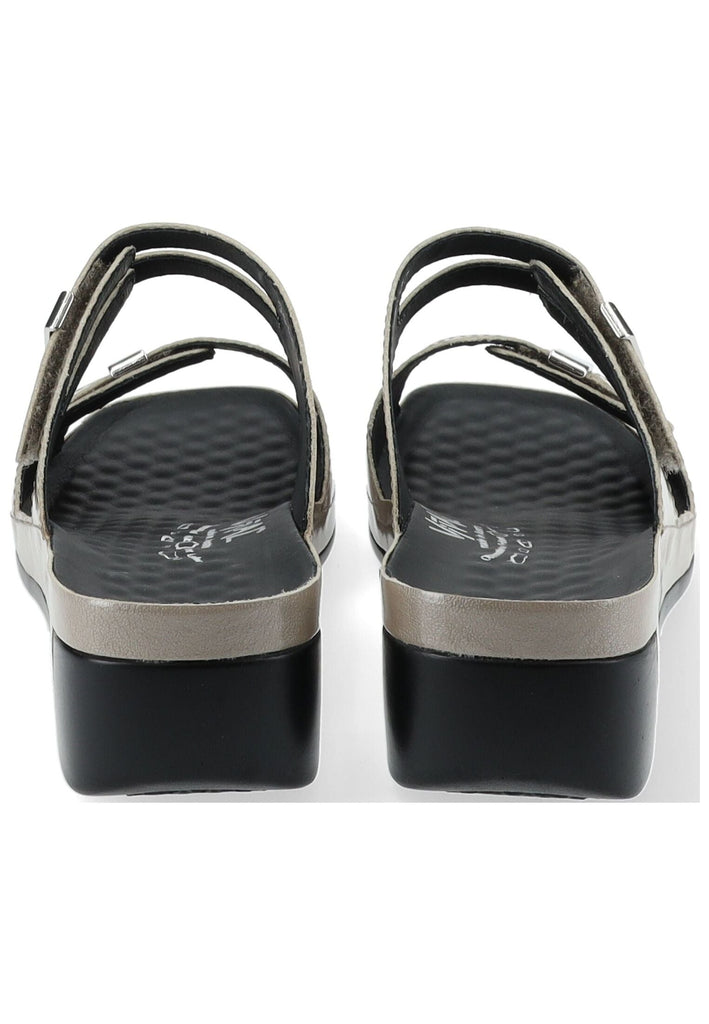 Vital Pantoletten Leder Taupe