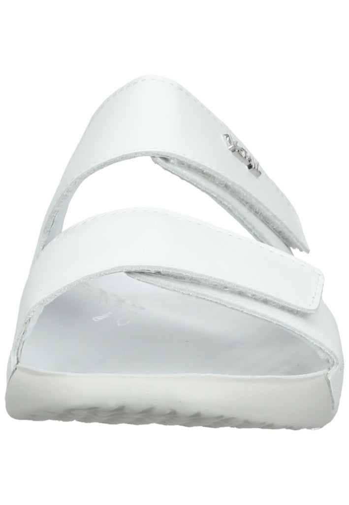 Vital Pantoletten Leder Weiß