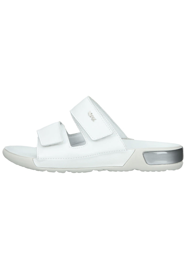 Vital Pantoletten Leder Weiß