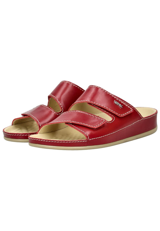 Vital Pantoletten Nappaleder Rot