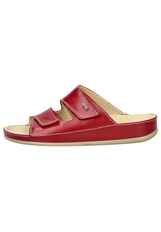 Vital Pantoletten Nappaleder Rot