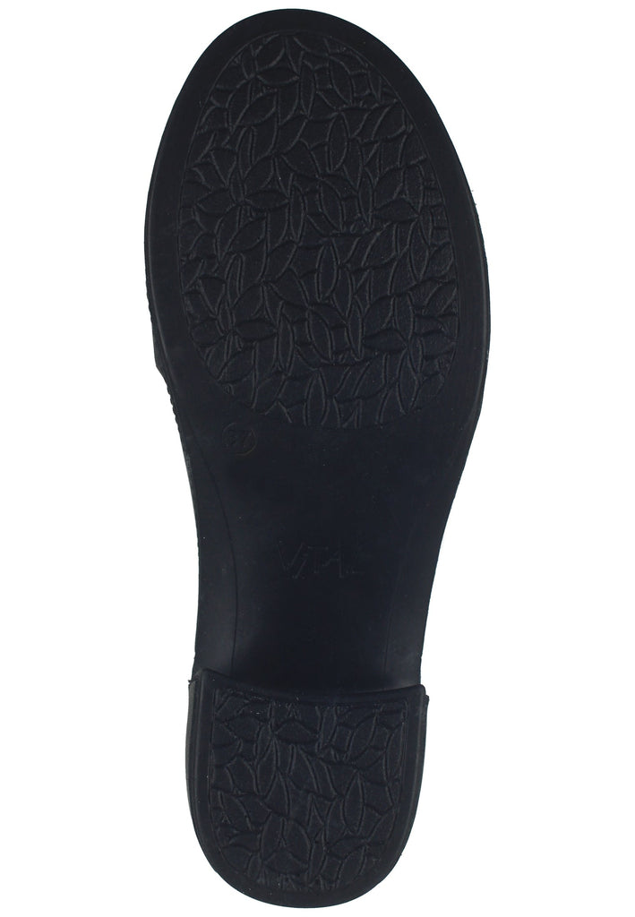 Vital Pantoletten Nappaleder Schwarz