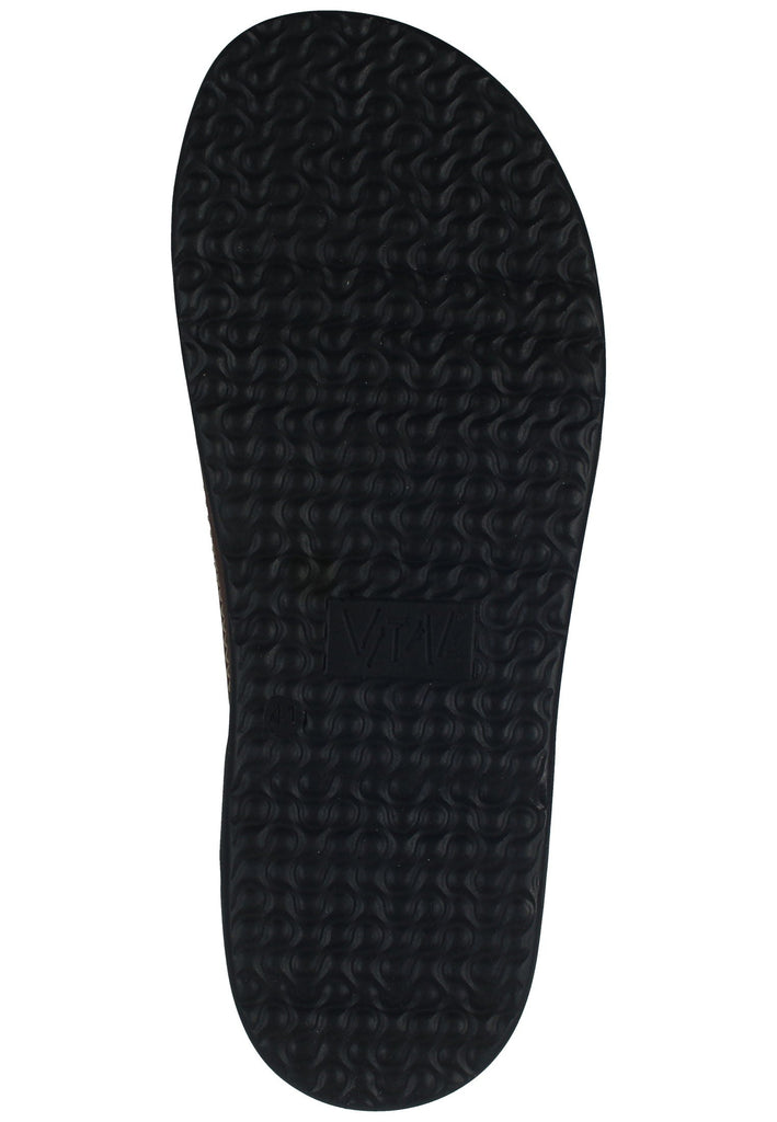 Vital Pantoletten Nappaleder Tabak