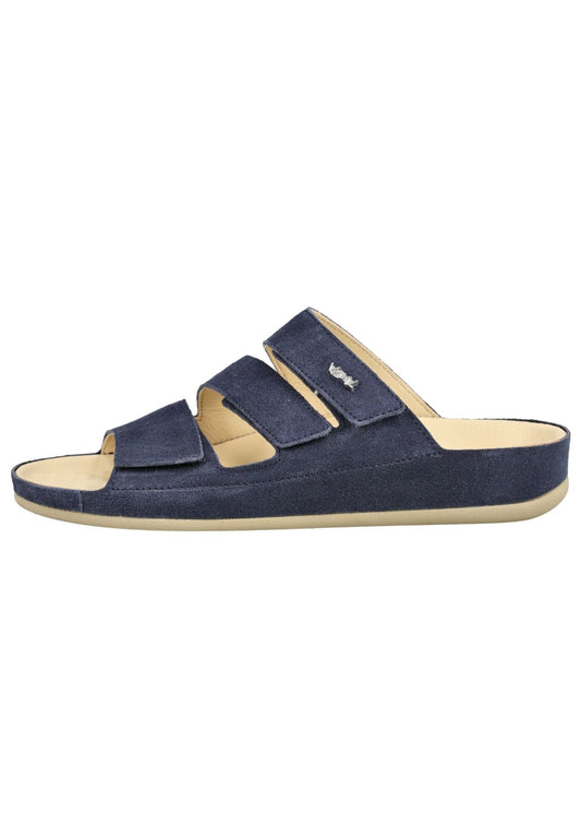 Vital Pantoletten Veloursleder Blau