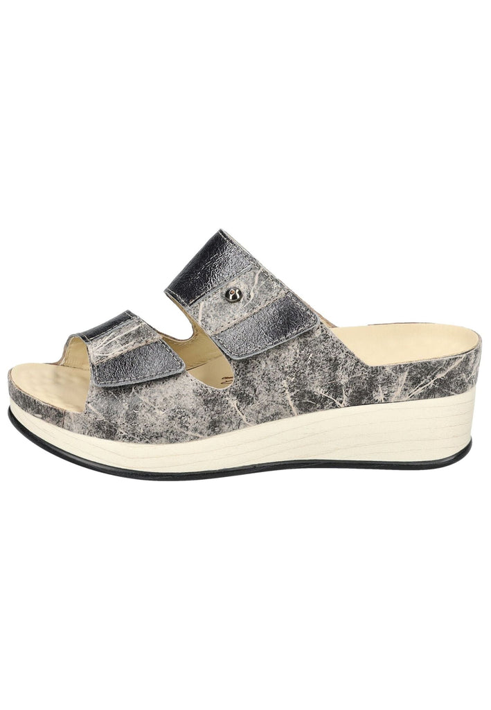 Pantoletten Vital Pantoletten Leder Beige/Silber