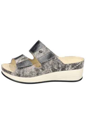 Pantoletten Vital Pantoletten Leder Beige/Silber