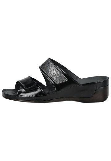 Pantoletten Vital Pantoletten Leder Schwarz