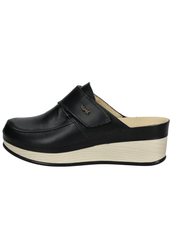 Pantoletten Vital Pantoletten Leder Schwarz