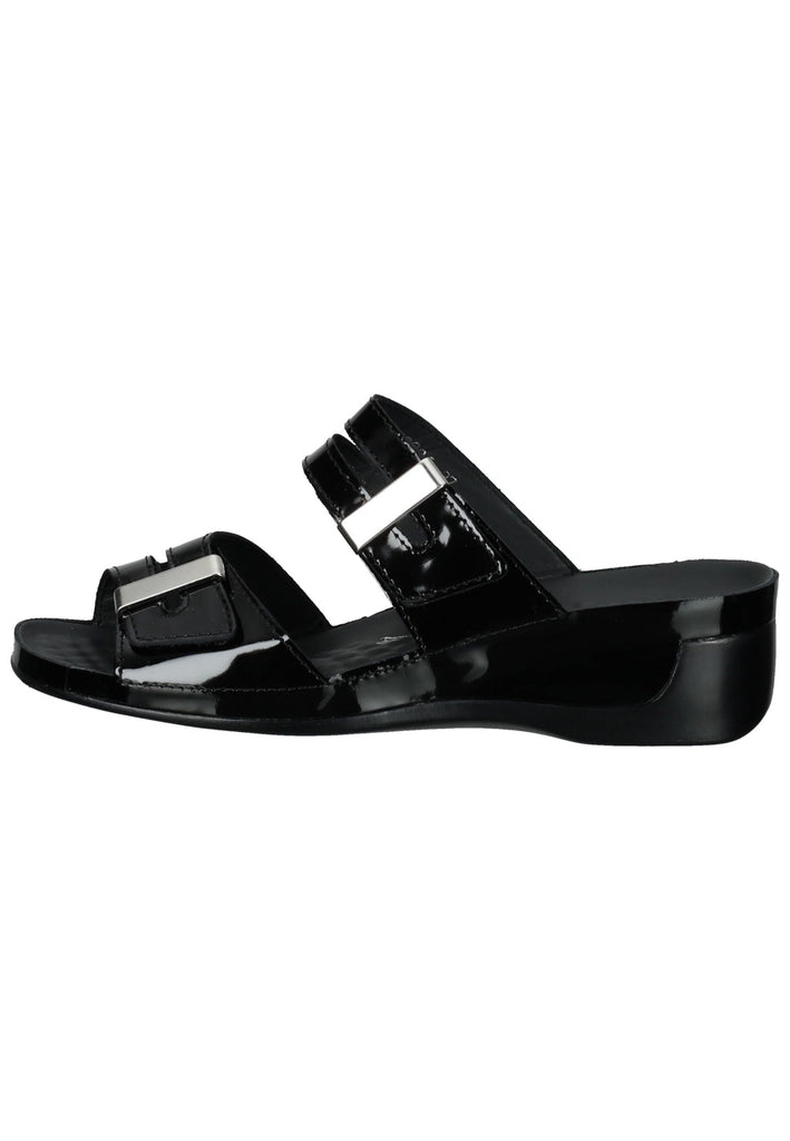 Pantoletten Vital Pantoletten Leder Schwarz Lack