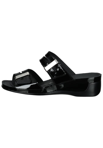 Pantoletten Vital Pantoletten Leder Schwarz Lack