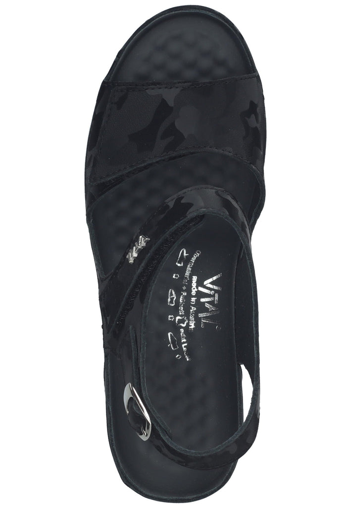 Vital Sandalen Leder Schwarz