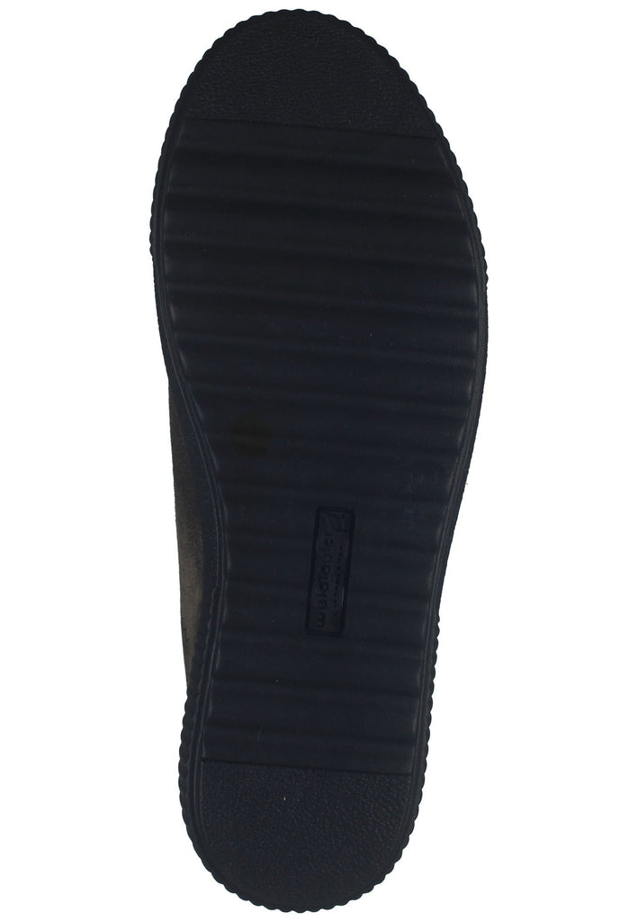 Waldläufer Halbschuhe Leder Carbon