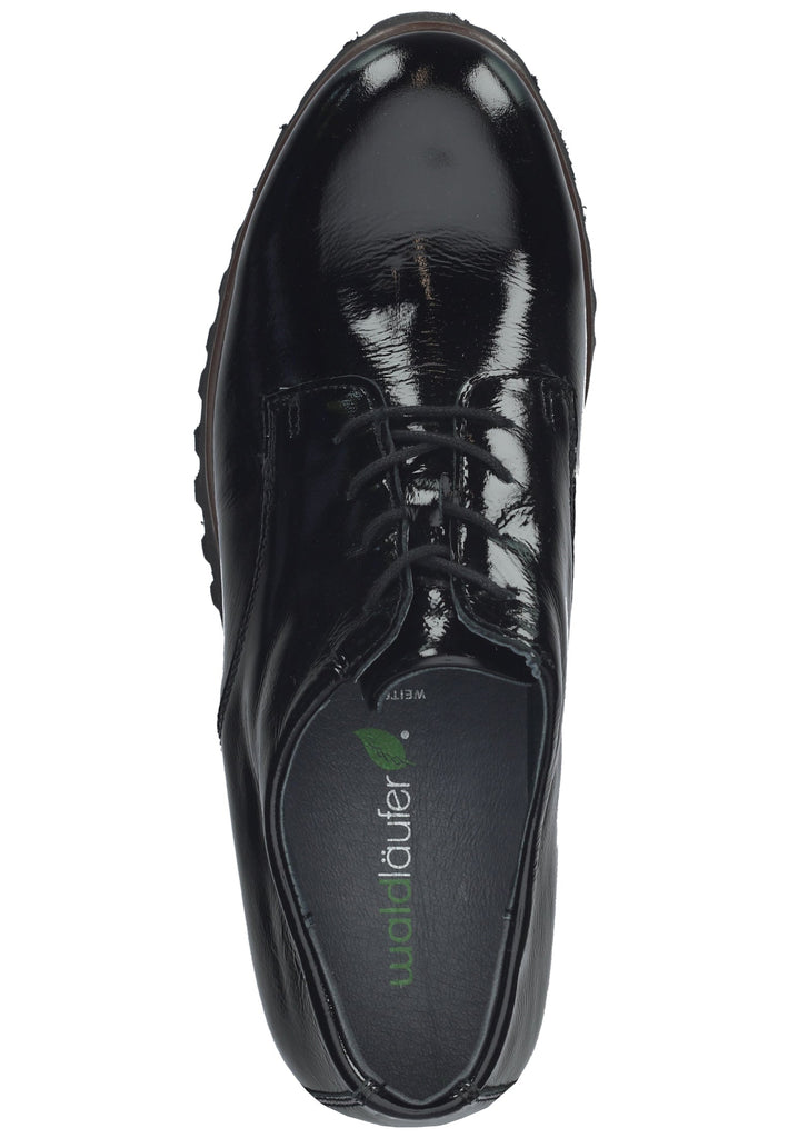 Waldläufer Halbschuhe Leder Schwarz