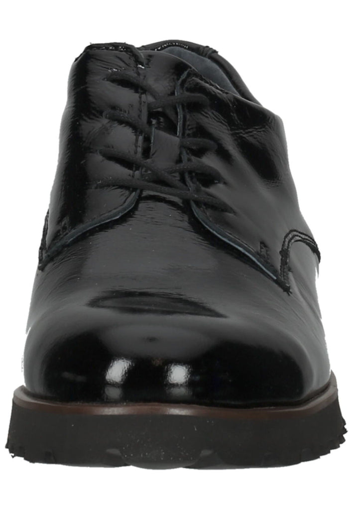 Waldläufer Halbschuhe Leder Schwarz