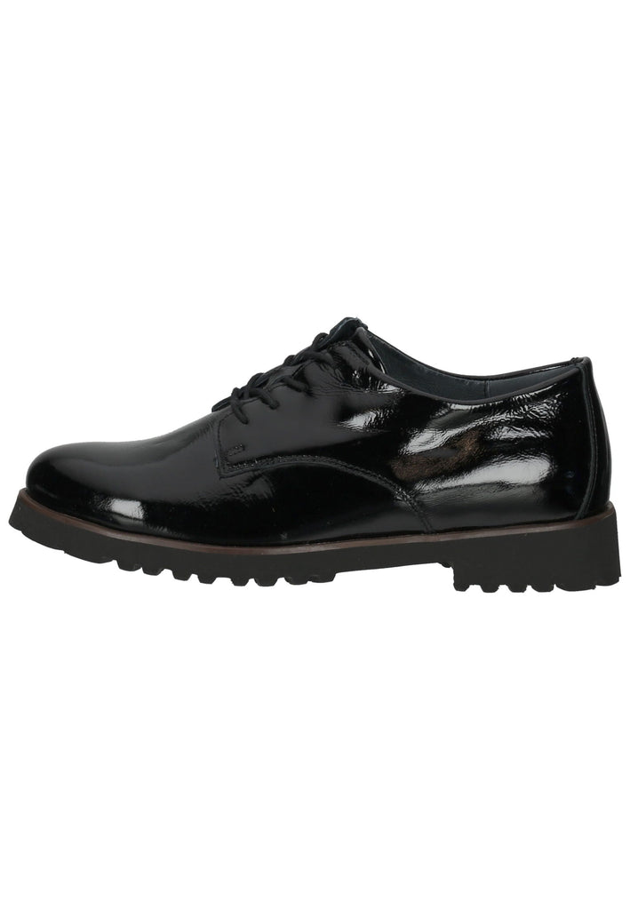 Waldläufer Halbschuhe Leder Schwarz