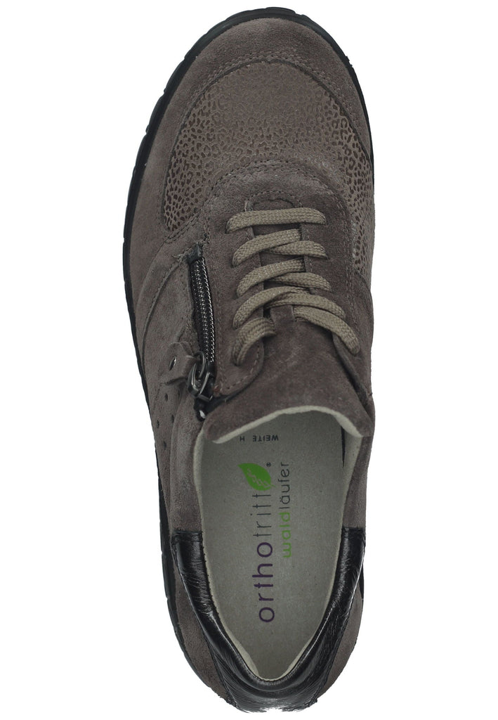 Waldläufer Halbschuhe Leder/Textil Grau