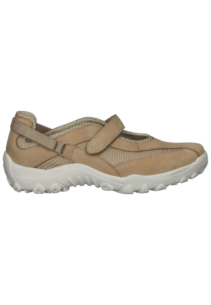 Waldläufer Halbschuhe Leder/Textil Sand
