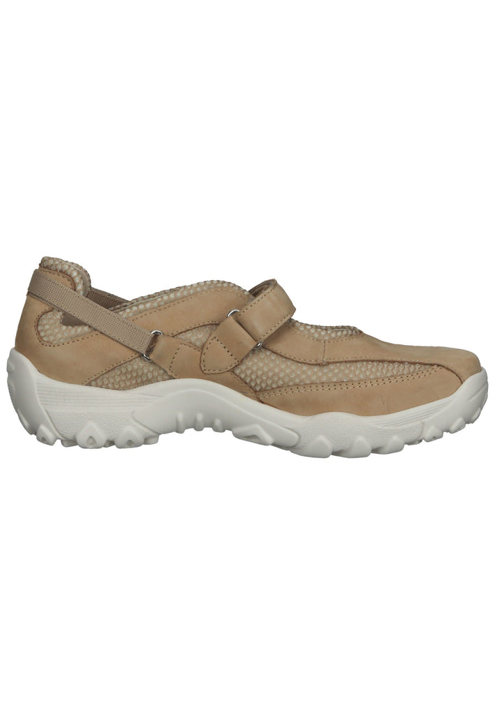 Waldläufer Halbschuhe Leder/Textil Sand