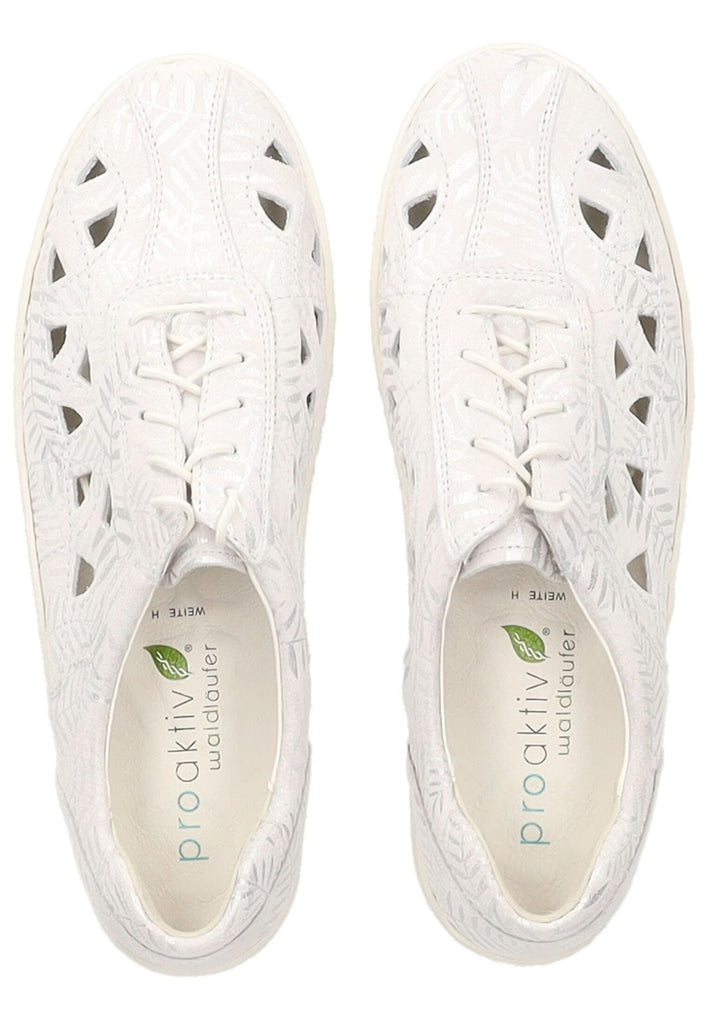 Waldläufer Halbschuhe Leder Weiß