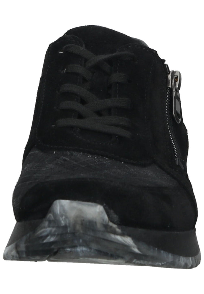 Waldläufer Halbschuhe Veloursleder/Textil Schwarz