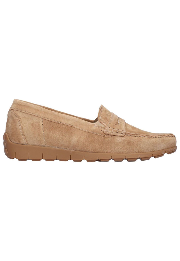 Waldläufer Mokassin Veloursleder Toffee